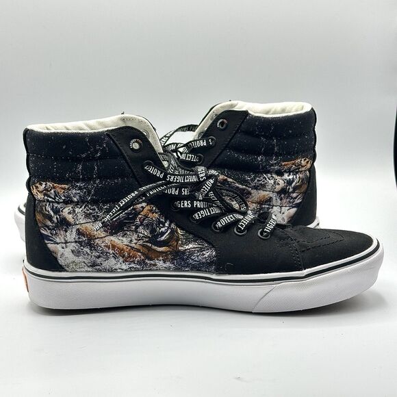 Vans x Discovery Tiger Comfycush SK8 HI Sneakers Mens Size 9 Project Cat main image 5